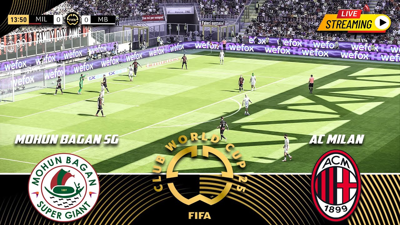⚡Мохун Баган SG против Милана: Клубный чемпионат мира FIFA 26 ⚽ Безумие от ворот до ворот 🔥 #mohu...
