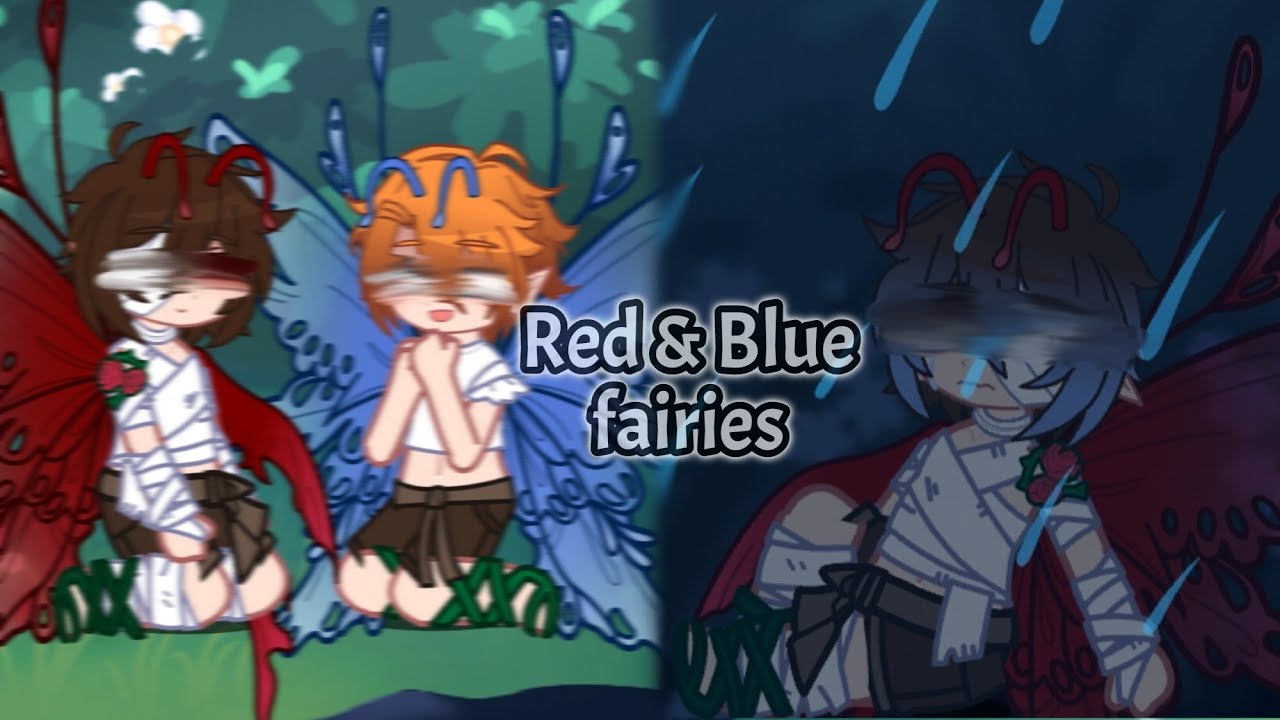 Red & Blue Fairies || BSD/Bungo Stray Dogs || Skk/Soukoku Fairy AU | platonic for now | slight angst