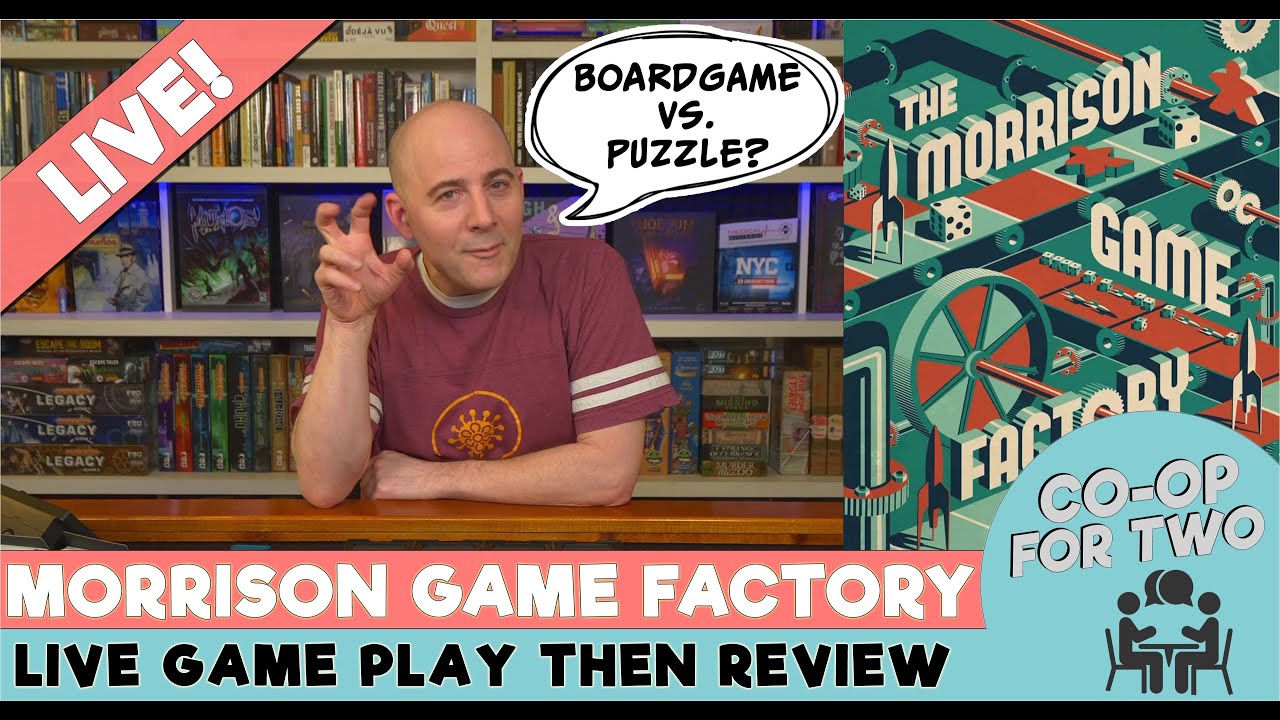 Morrison Game Factory - Live puzzle game playthrough then review