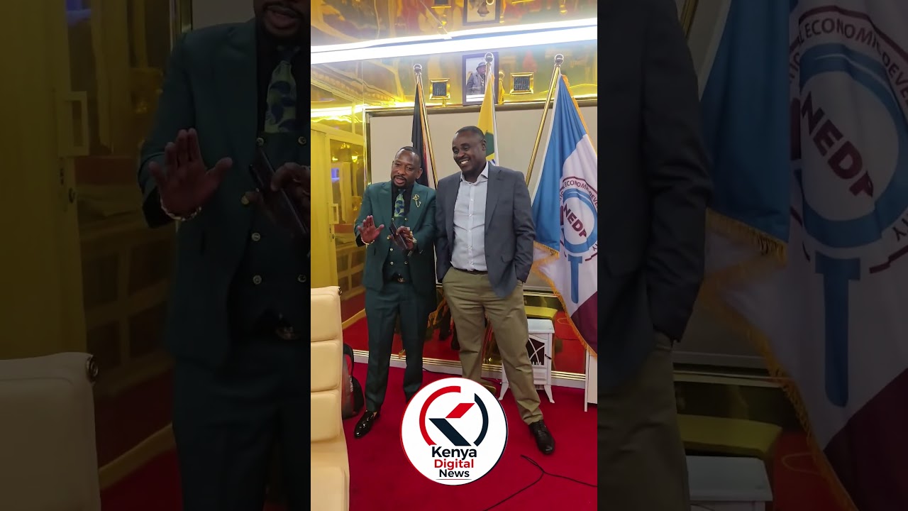 Gachagua's DCP Party Deputy leader Malala visits Sonko at his office