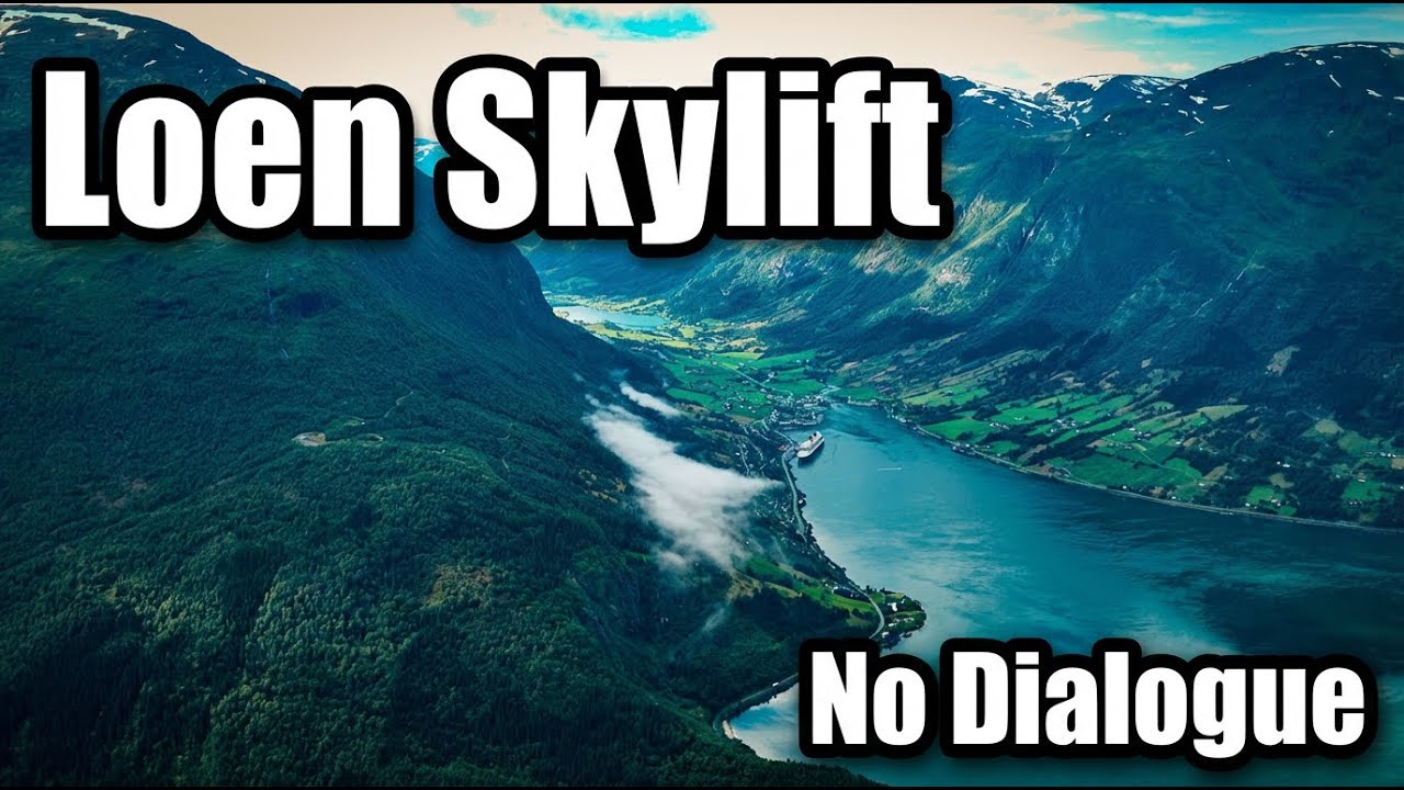 Loen Skylift - FULL RIDE and Walking Around (no dialogue - just music)