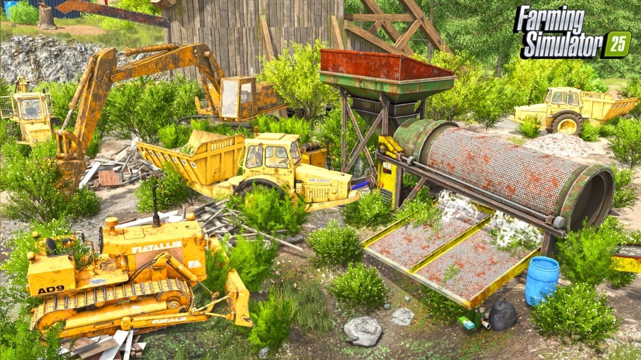 Я купил заброшенный золотой рудник за 500 000 долларов? | Farming Simulator 25