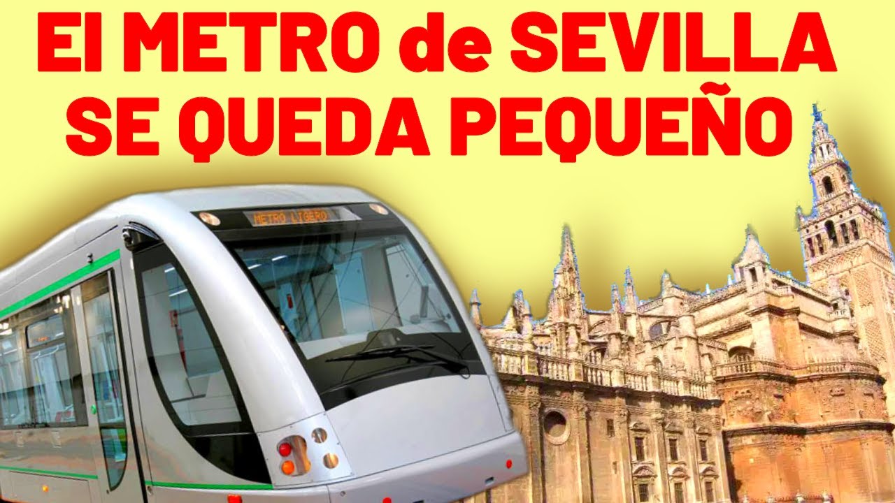 ⚠️ El METRO de SEVILLA NECESITA + Trenes ⚠️ La Red Metropolitana se queda Pequeña / Obras Ampliación