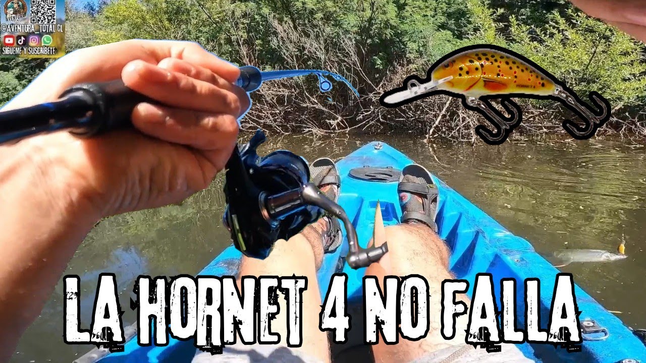 PESCA en KAYAK en RÍO CRUCES: VUELCOS, CAÑAS ROTAS y SEÑUELOS LETALES
