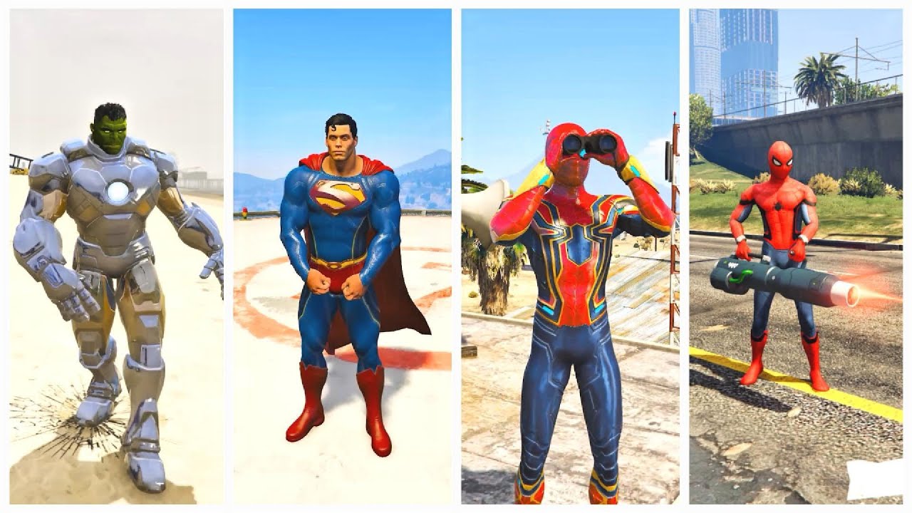 SUPERHERO MEGA BATTLE #207 MARVEL AND DC SUPERHERO BATTLE SUPERMAN VS VENOM  VS SPIDERMAN VS IRONMAN
