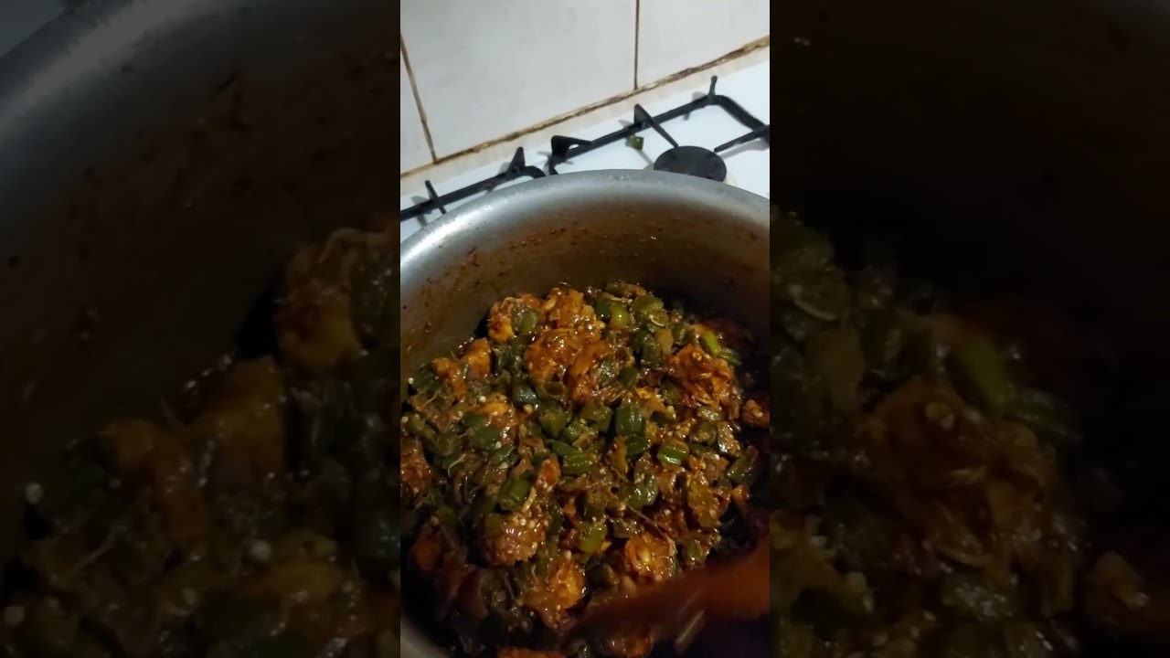 Chicken with Okra curry 🍛 😋 👌👍