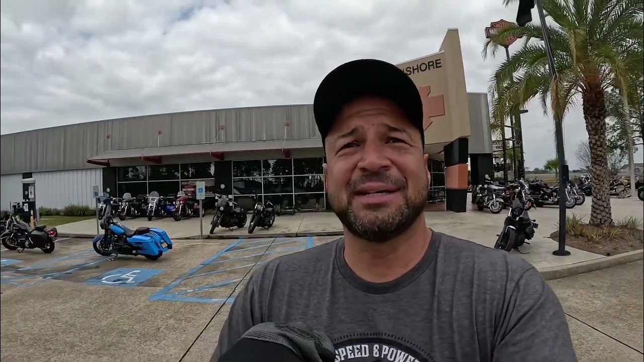 CVO Road Glide East Coast Road Trip, New Orleans to Destin beach Florida.