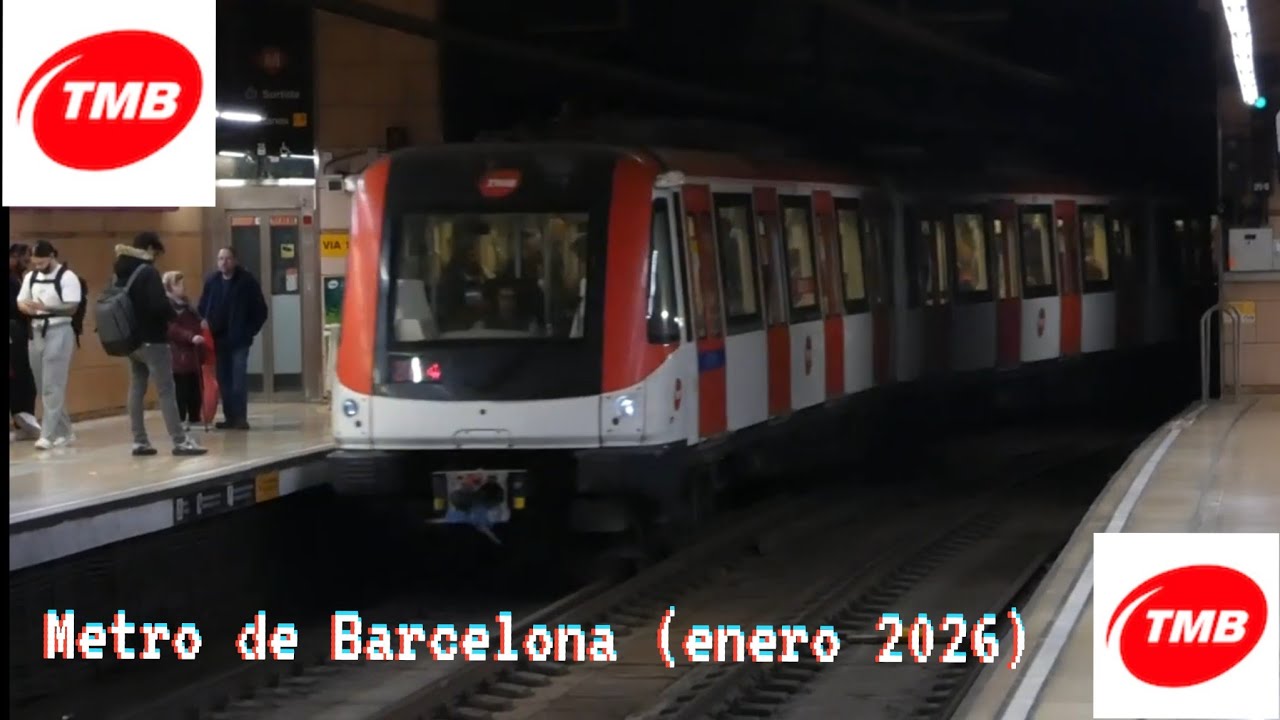 Metro de Barcelona: Mini recopilatorio circulaciones Enero de 2026. 