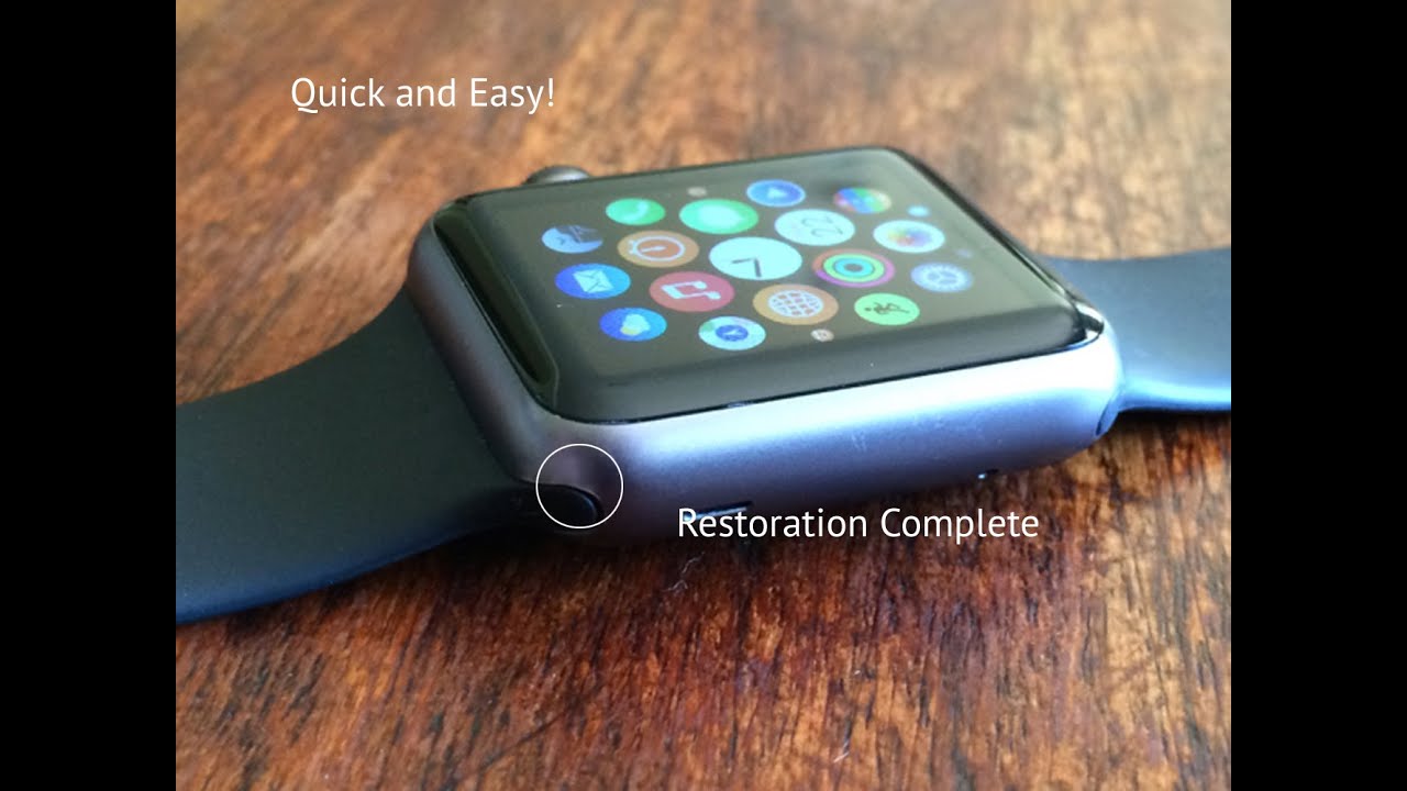 Case Scratch Repair for Space Gray or Black Apple Watch