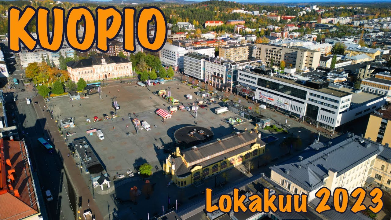 Kuopio drone 4K, Lokakuu 2023