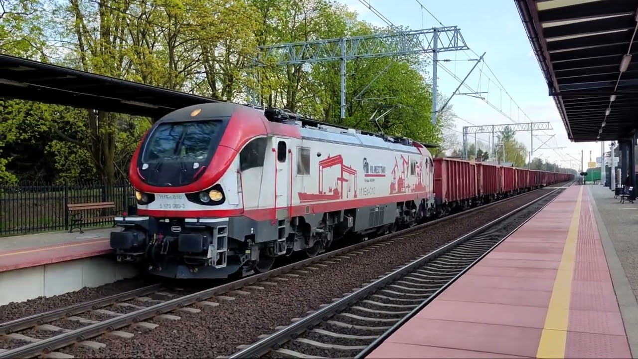 BR186 INTERMODALNY CLIP Z KR&Oacute;TKIM POSTOJEM NA STACJI W PUSZCZYK&Oacute;WKU
