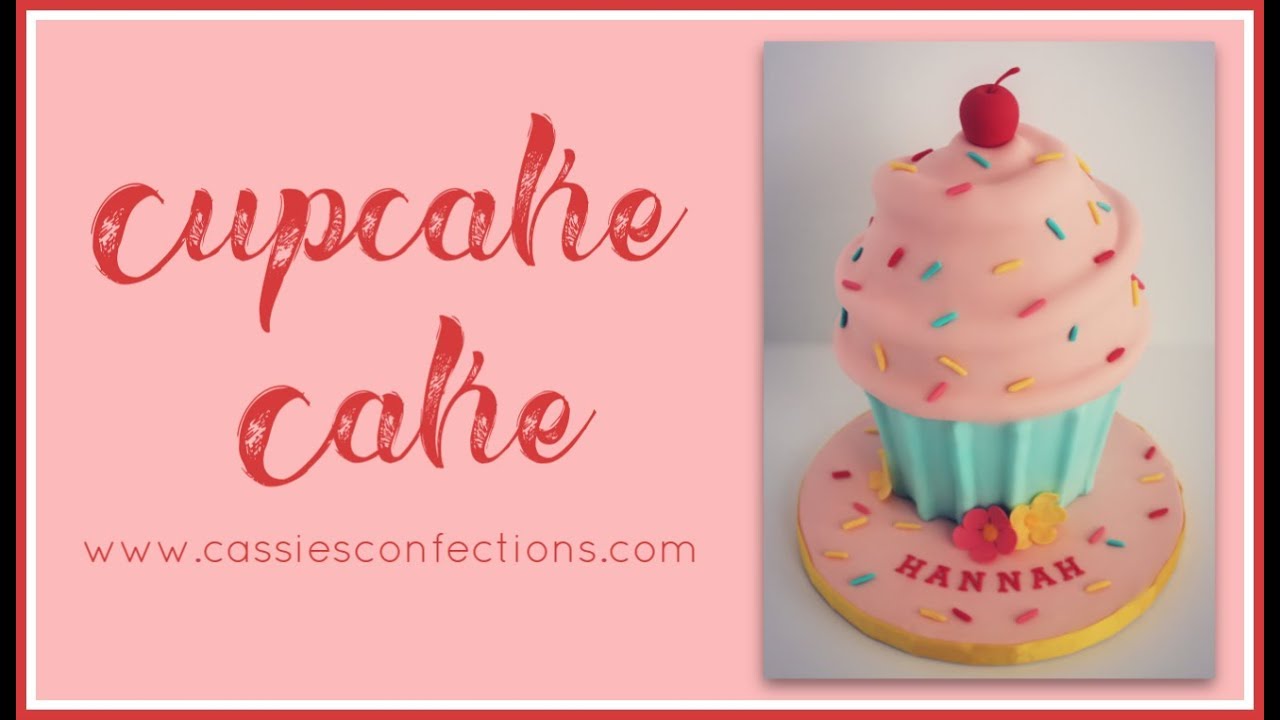 Jumbo Cupcake Cake!