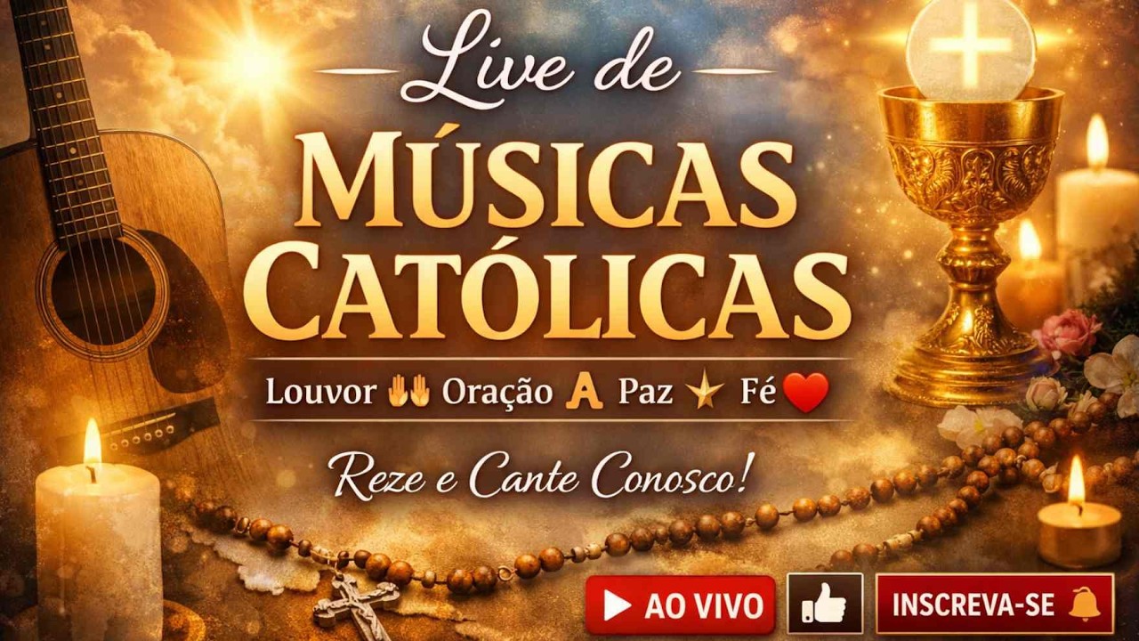 Seleção de Lindas canções católicas | Live de música católica