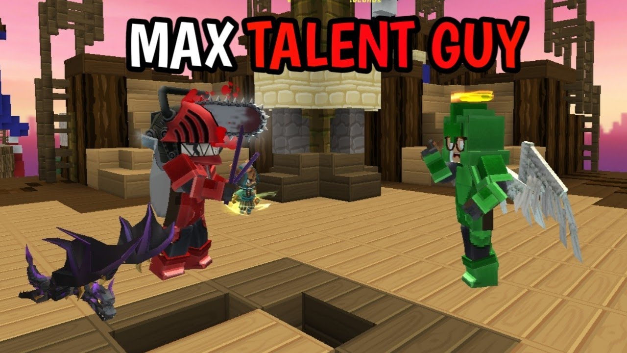 I Fought Against A Max Talent Player In Bedwars