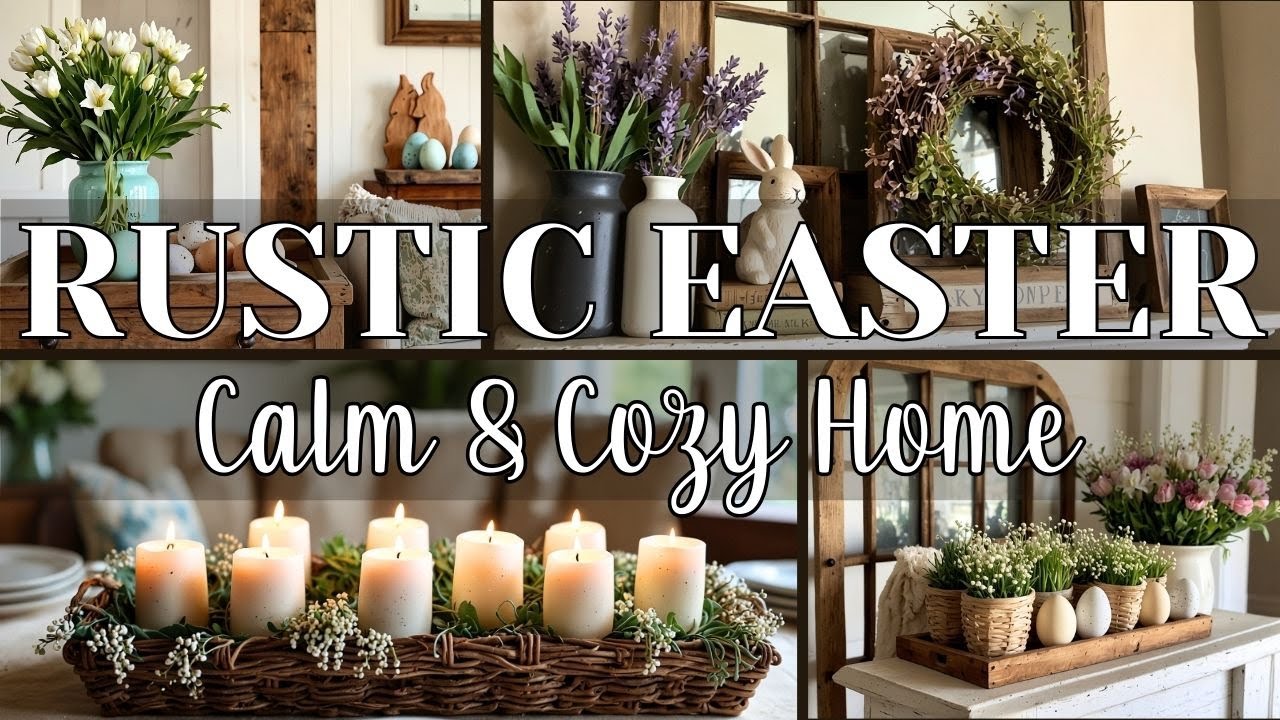 Cozy Farmhouse Easter Decor 🌿🐣 Simple & Elegant Ideas for a Calm & Cozy Home