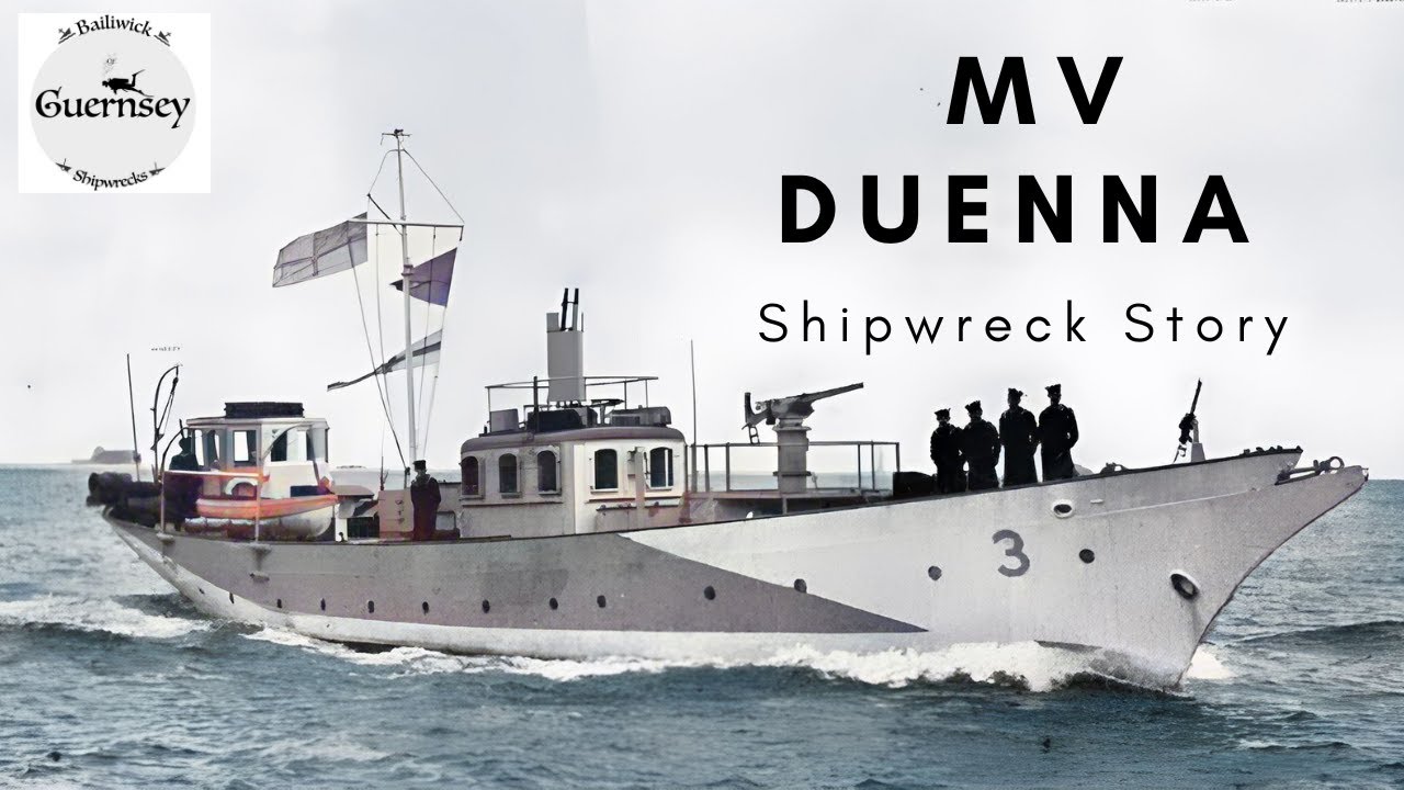 THE MOTOR VESSEL DUENNA SHIPWRECK Channel Islands  [1948]