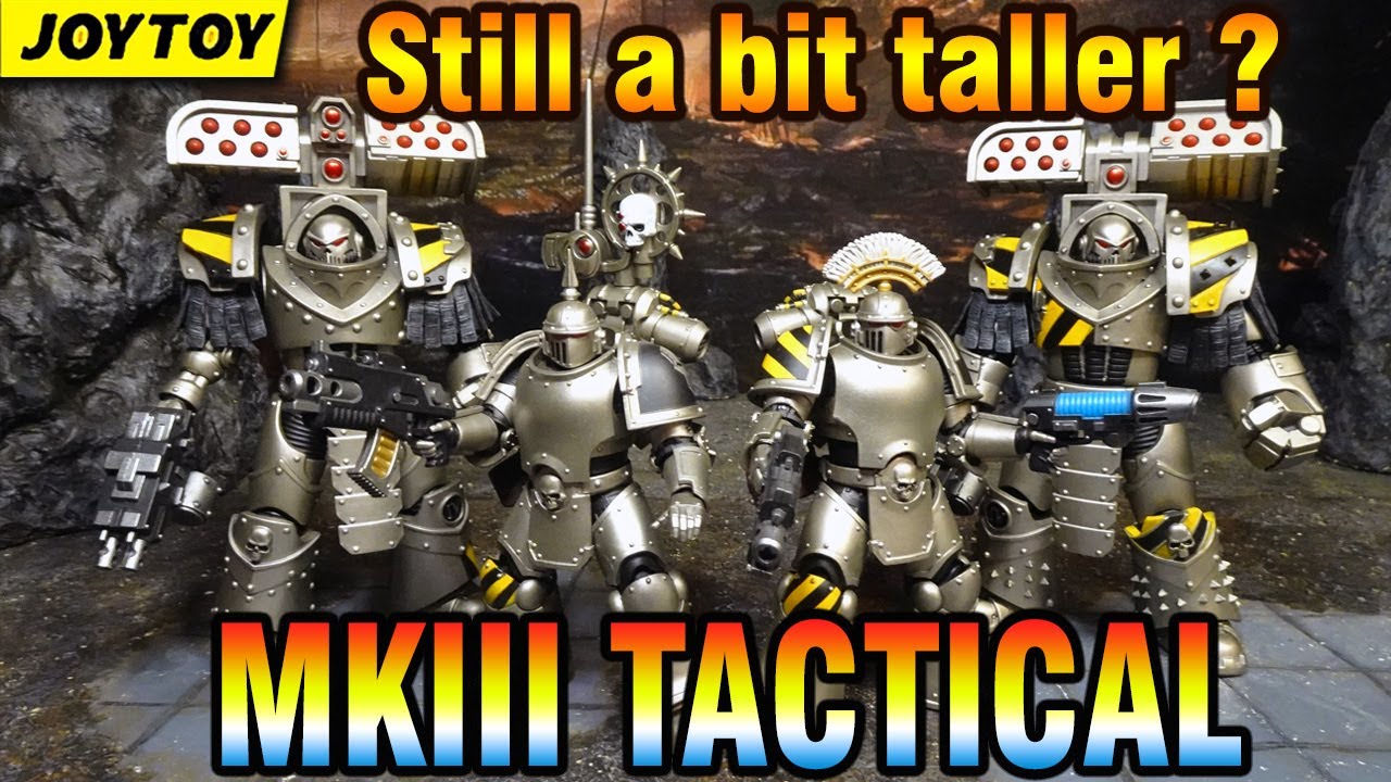 BETTER THAN TERMINS? JOYTOY MK III Tactical Iron Warriors Warhammer action figure review unboxing