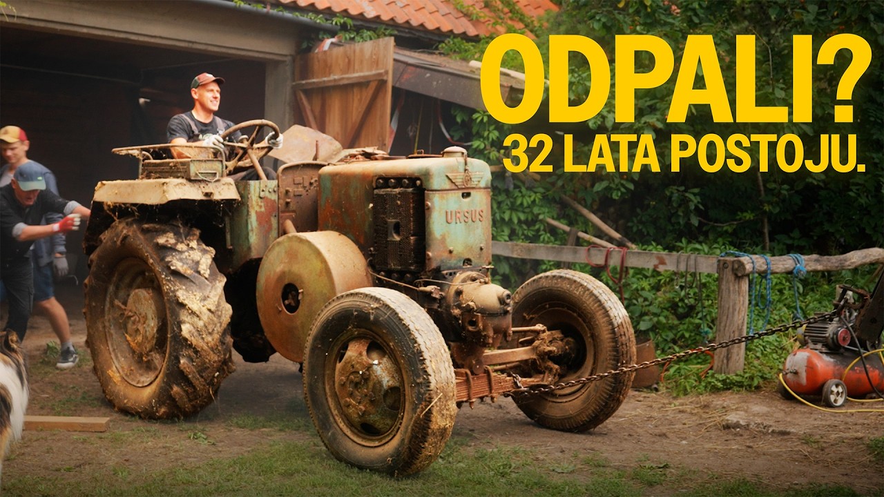 Pr&oacute;ba Odpalenia URSUSA C-45 po 32 LATACH POSTOJU!