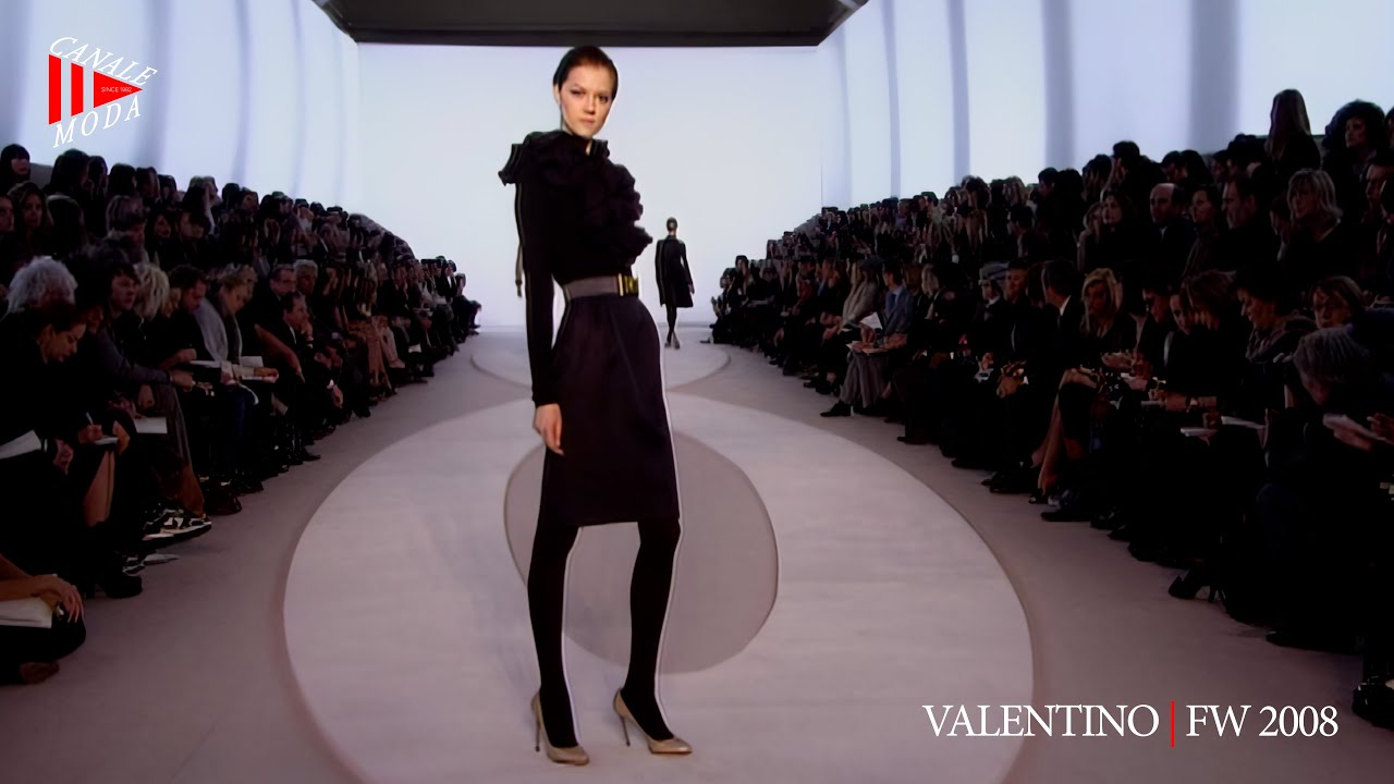 VALENTINO Осень-Зима 2008 Париж 4K — Fashion Channel