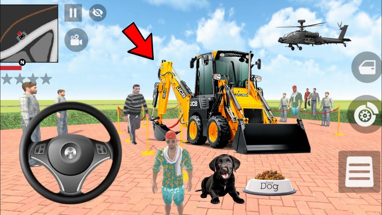 🚜Indian Thift Auto Simulator🤩Franklin Purchase Modify New Update JCB Indian Showroom 🔥Game🔥