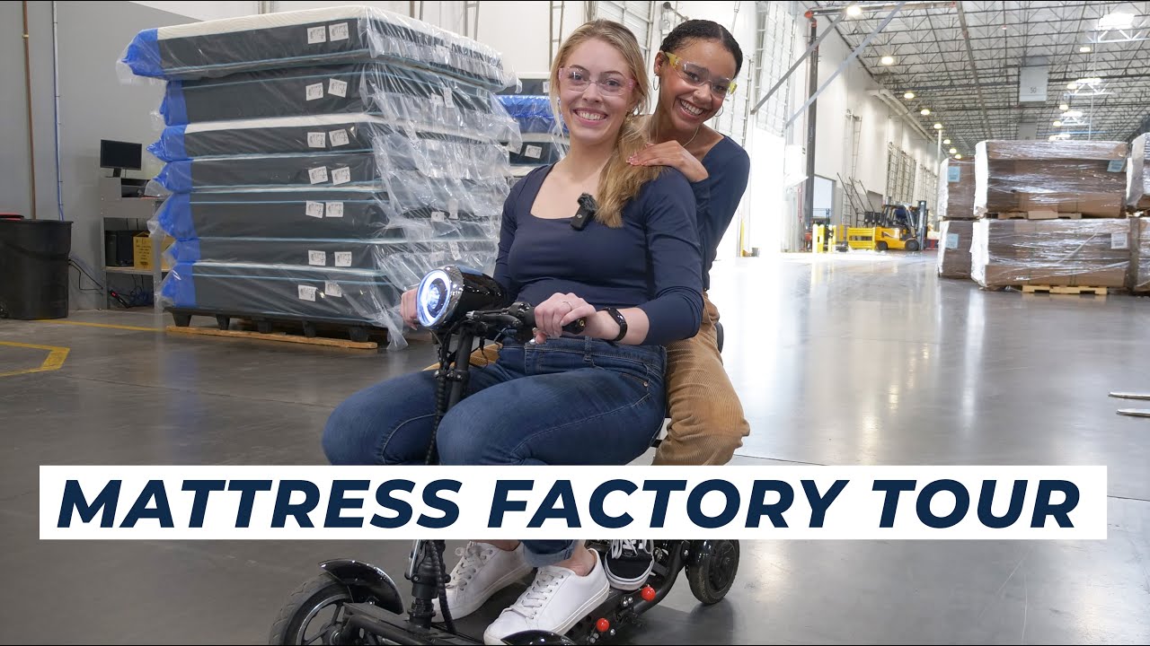 How A Mattress Is Made - A Tour Of The Bear Mattress Factory!