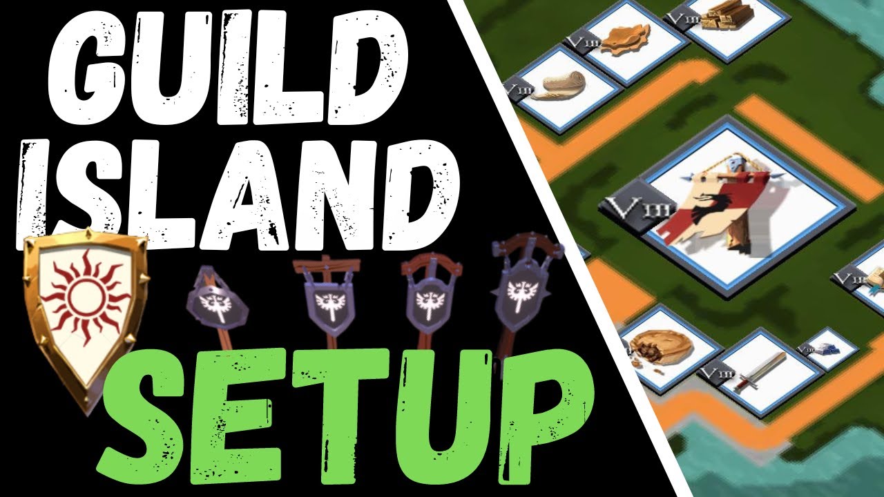 Guild Island Set Up for Solo/Guild member Activities & Income - Albion Online