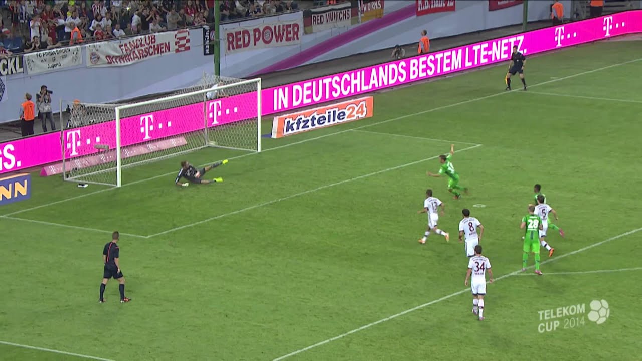 Telekom Cup 2014 - Traumtor von Lewandowski - Bayern schlägt Gladbach - Quelle: Telekom