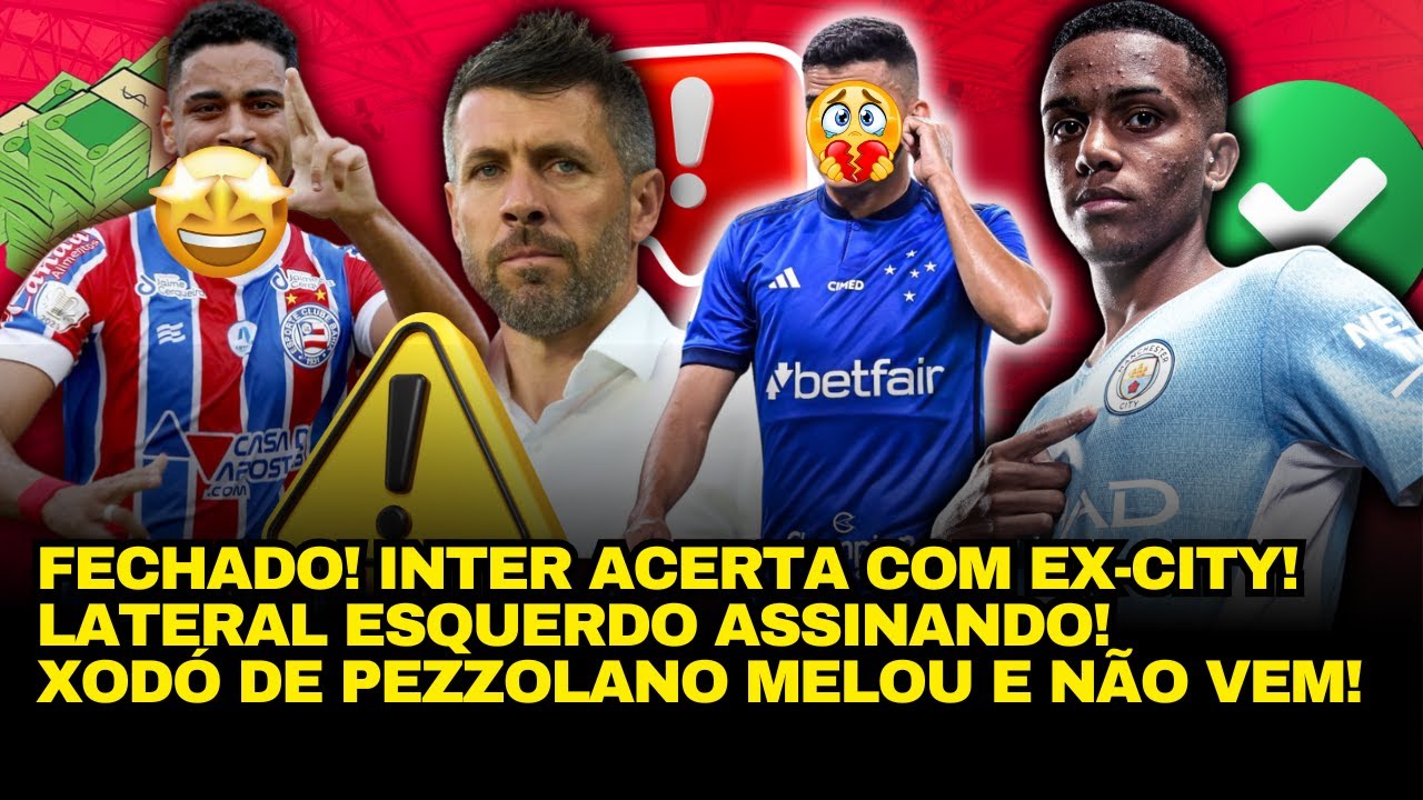 🚨🔴 INTER CONTRATA DOIS REFORÇOS! EX-CITY E EX-PALMEIRAS VINDO AI! EMPRÉSTIMO OU COMPRA? NOME MELOU