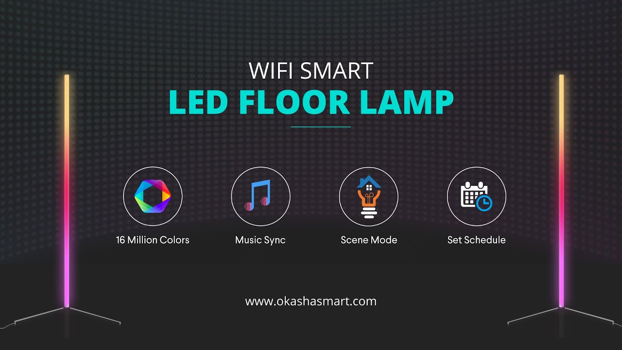 Okasha Smart LED Floor Lamp