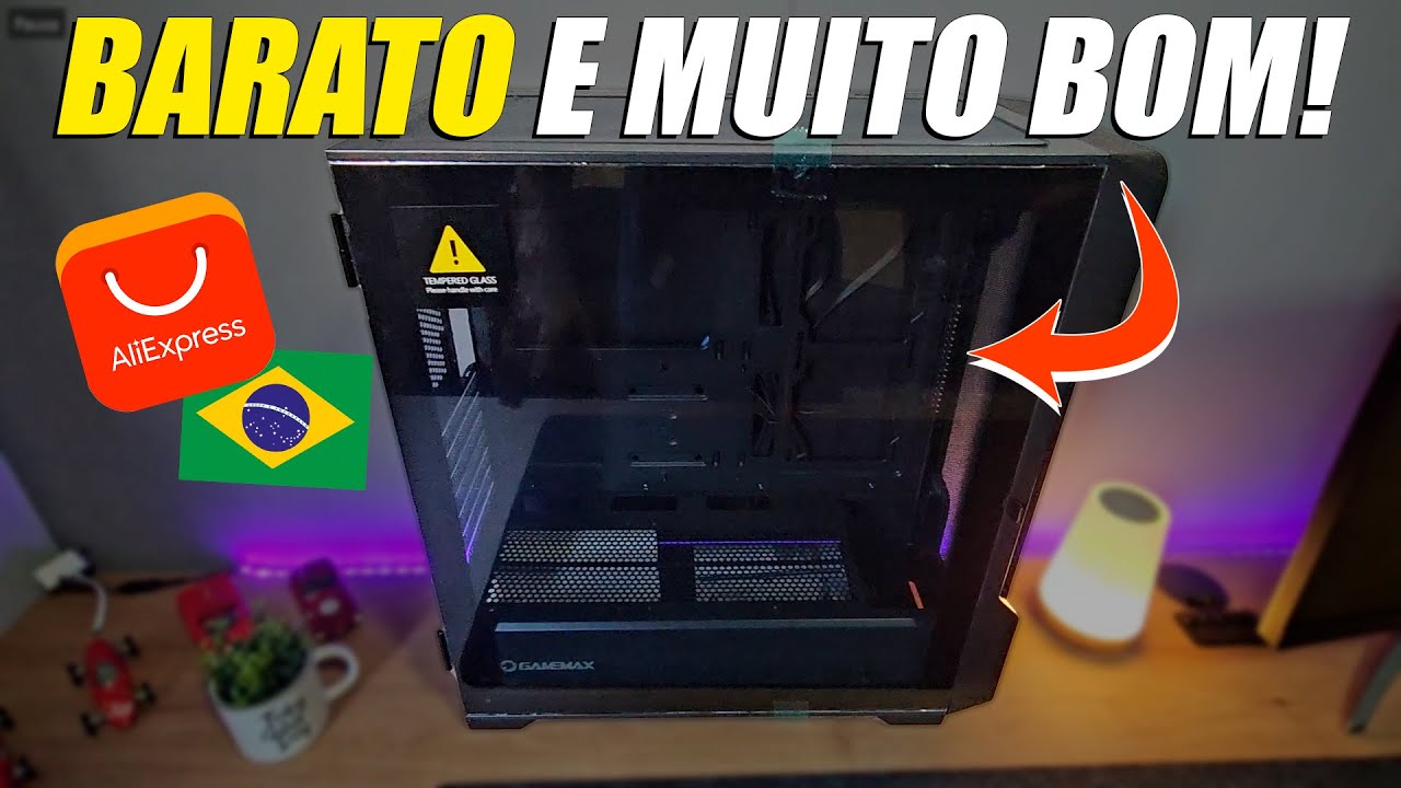 UPGRADE no SETUP com GABINETE BOM E BARATO do ALIEXPRESS - Gamemax Tower ATX Siege BK