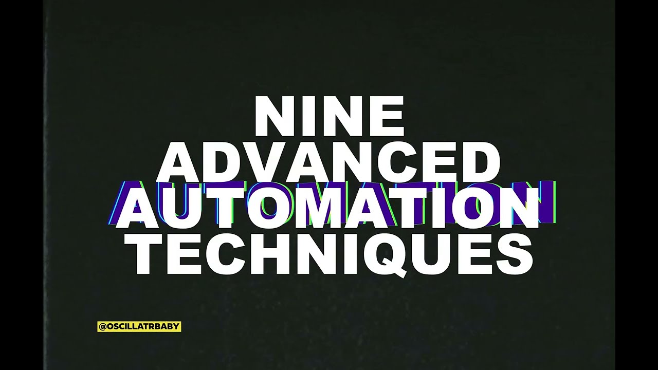 Nine advanced automation techniques in Ableton