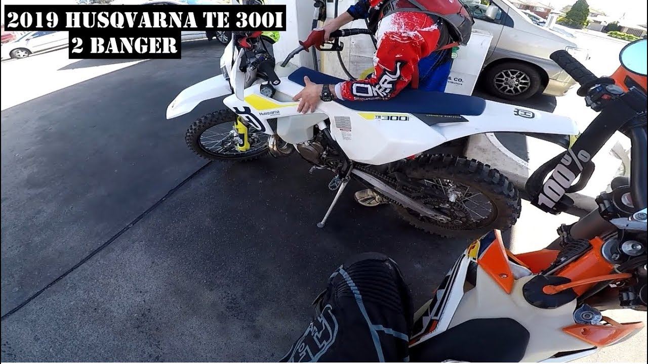 2019 Husqvarna TE 300i 2 Banger Enduro Ride With Ktm 350 Exc-f
