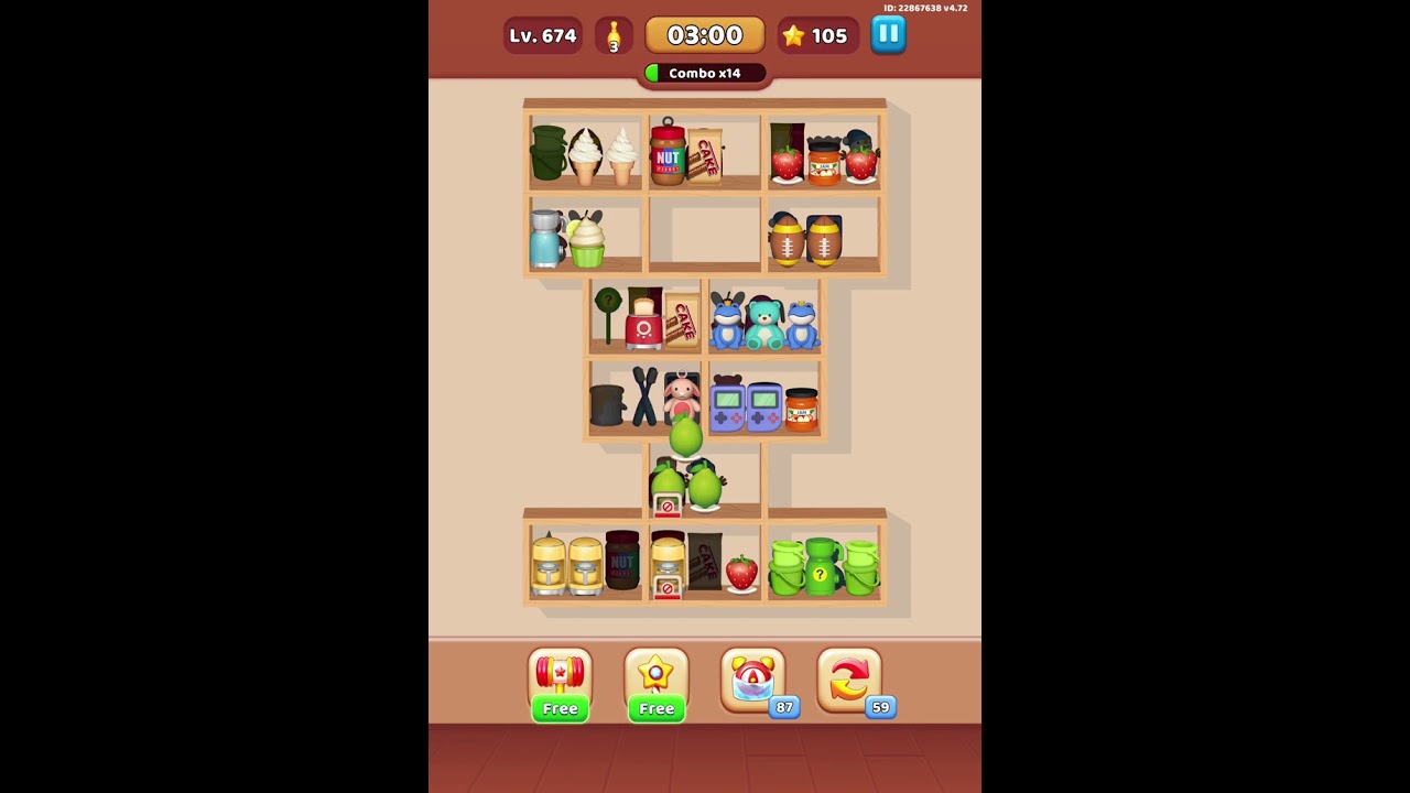 Goods sorting level 674