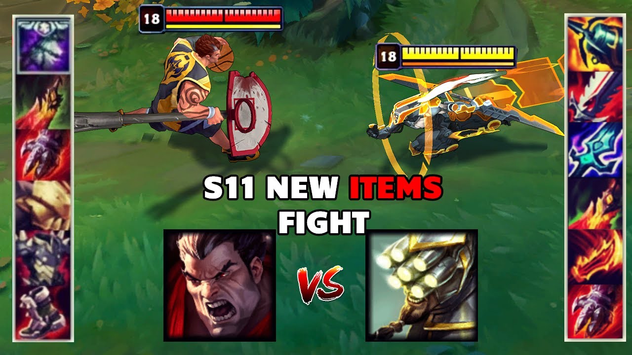 DARIUS vs MASTER YI S11 NEW ITEMS FULL BUILD FIGHTS & Best Moments!