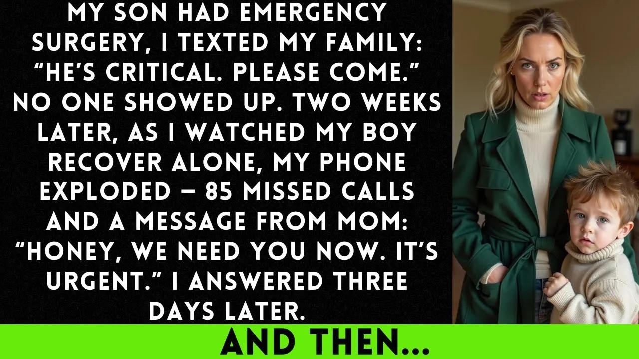 When My Son Had Emergency Surgery, I Texted My Family: “He’s Critical. Please Come...