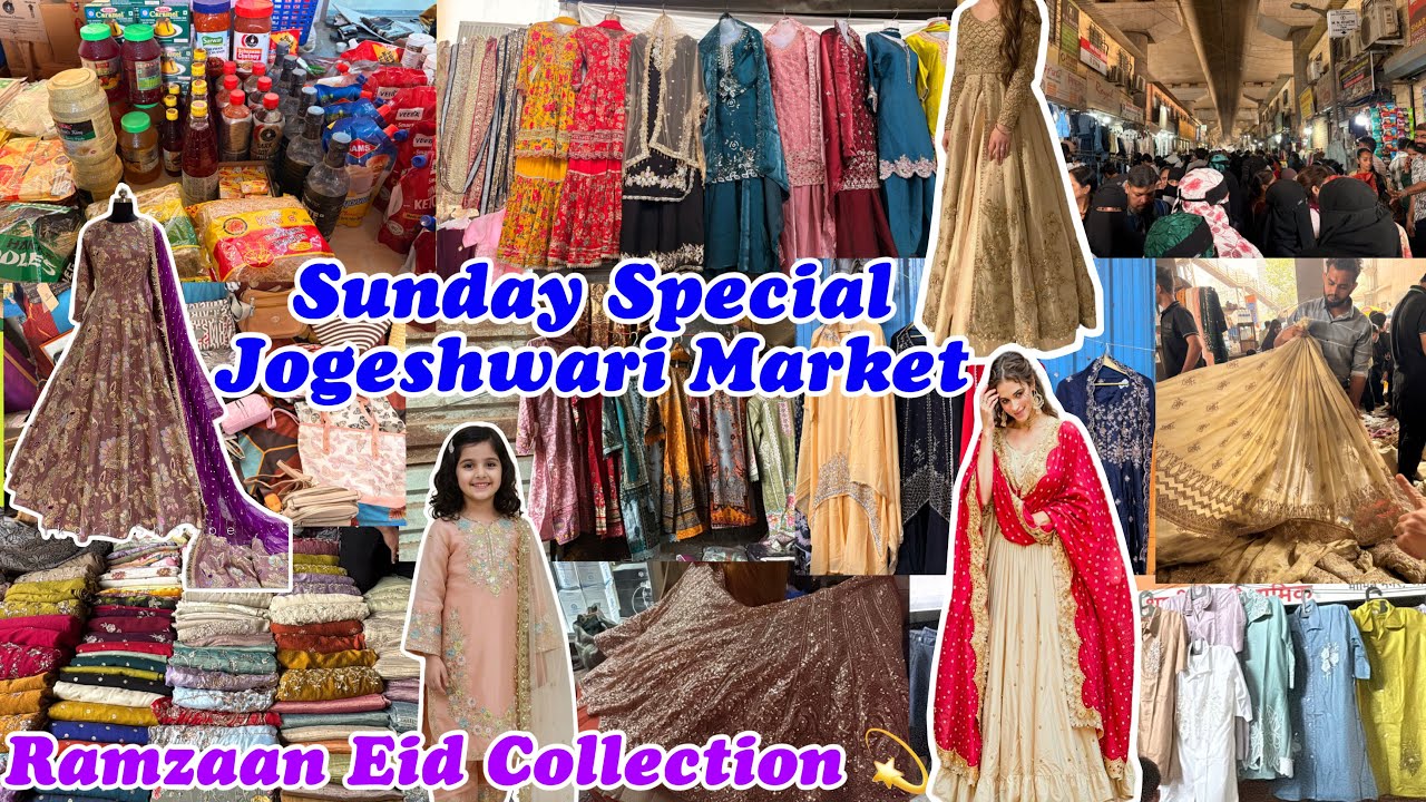 Jogeshwari Sunday Special Market | Eid Collection | Party Wear & Daily Wear Fabrics at Best Price 