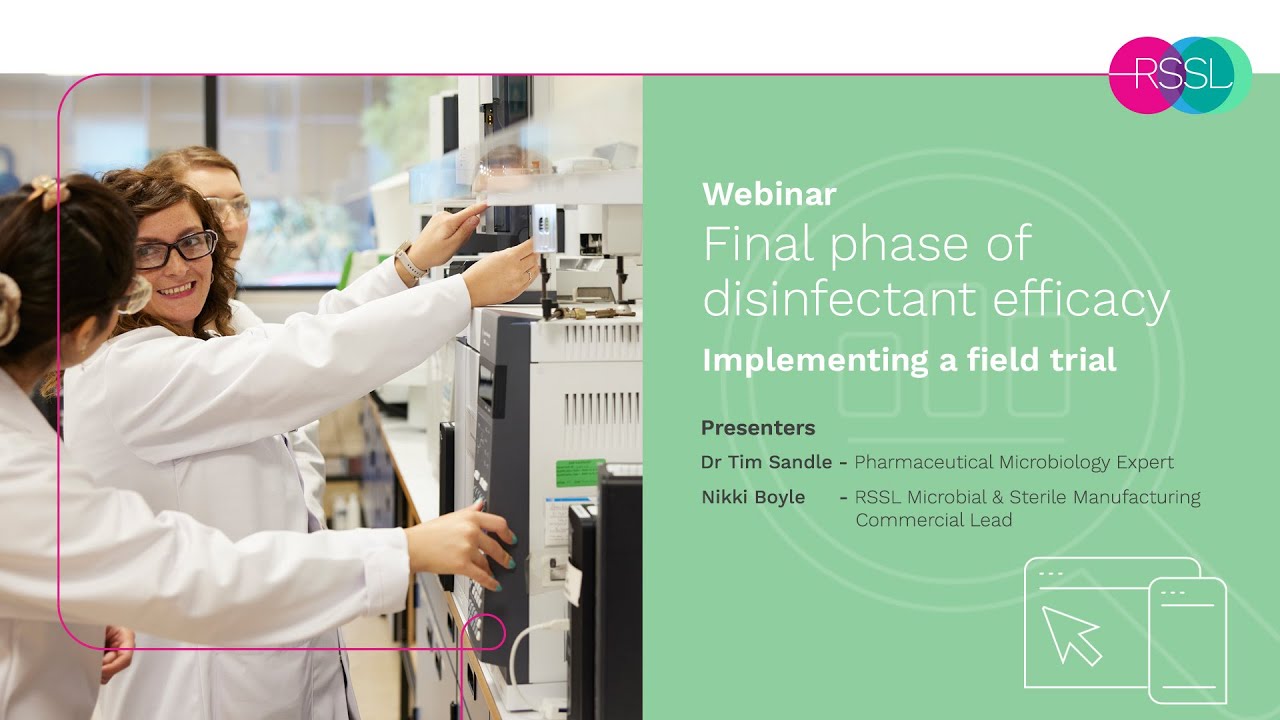 Final phase of disinfectant efficacy - Implementing a field trial