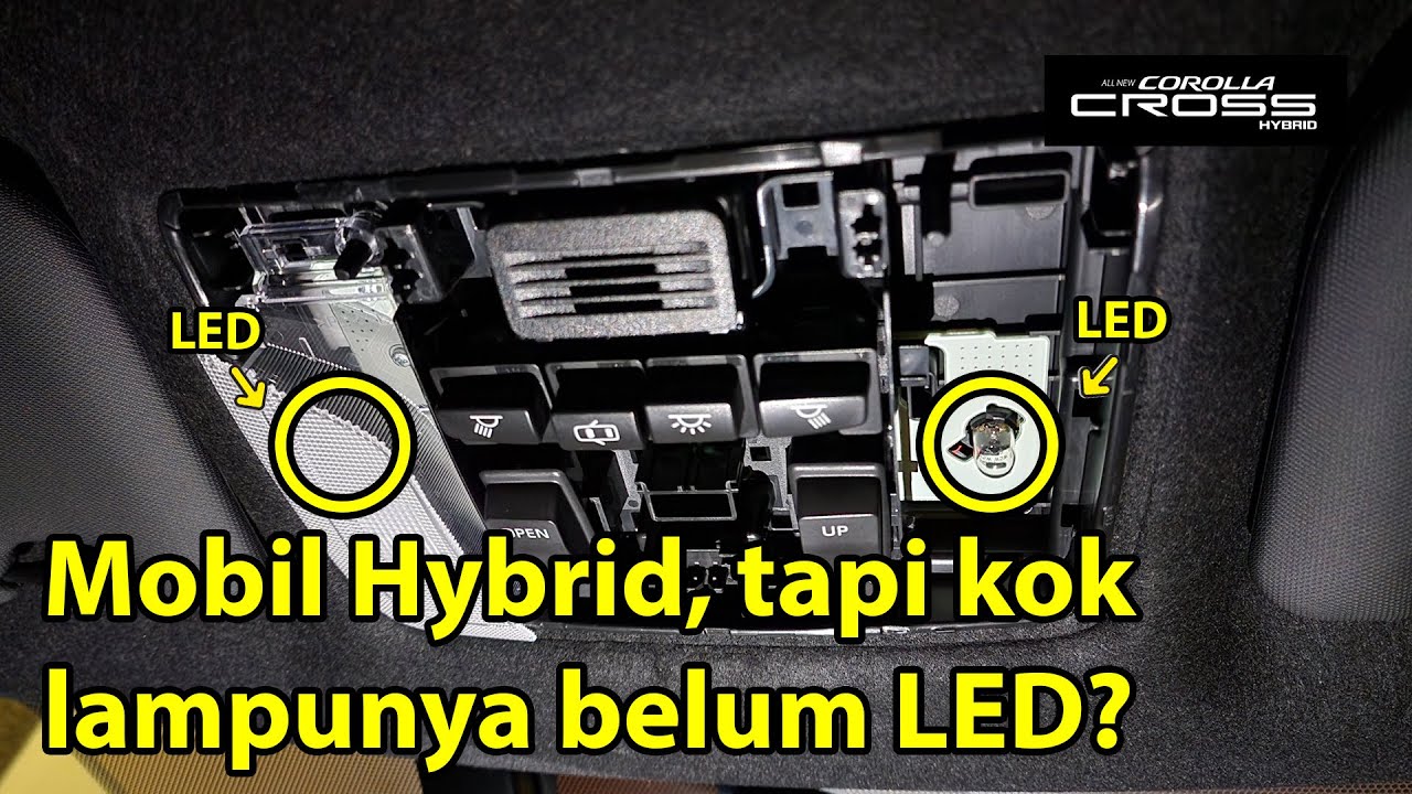 Ubah semua bohlam jadi LED (Interior) | Corolla Cross Hybrid
