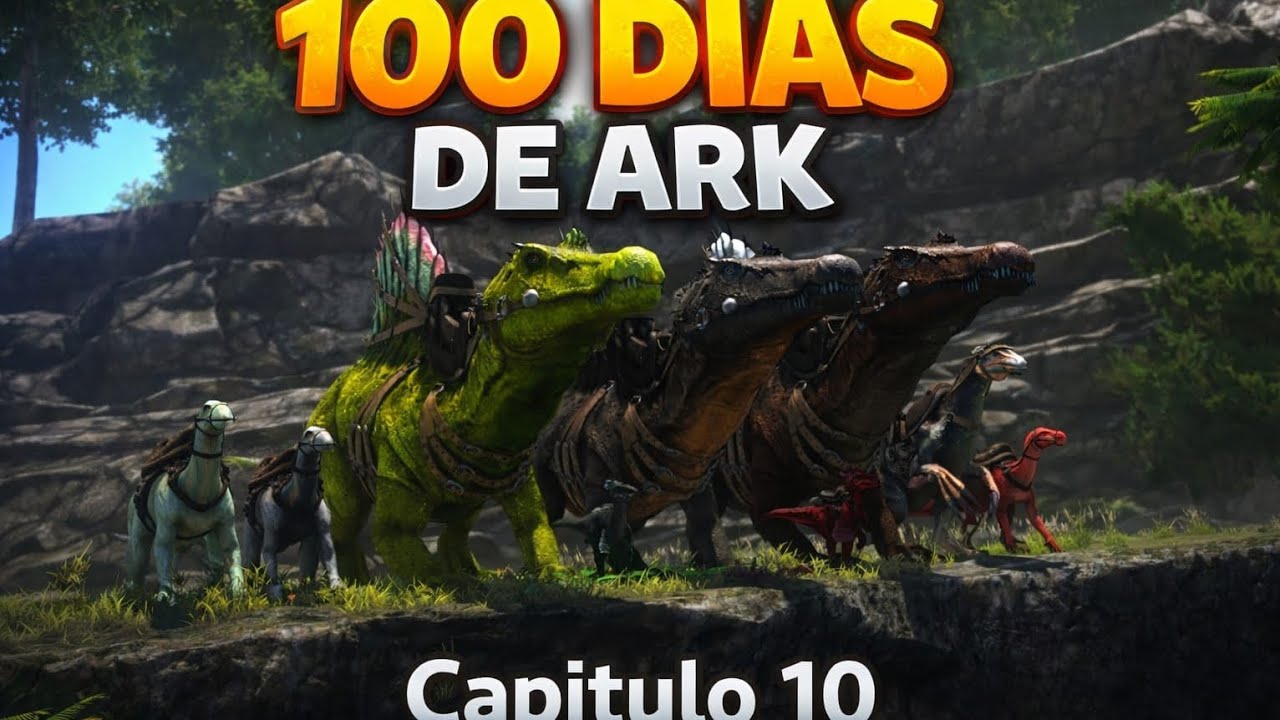 Llegué al LAGO OCULTO y armé mi NUEVA ZONA | 100 DÍAS en ARK Mobile #10