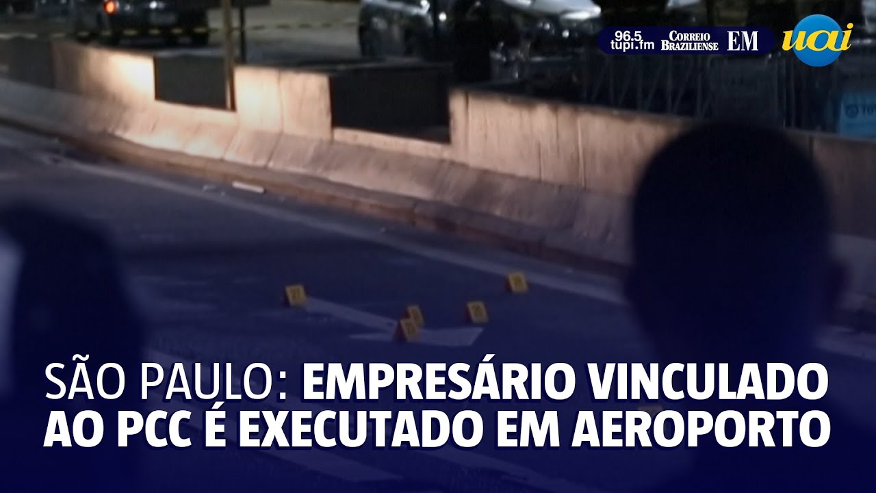 Empresário vinculado ao PCC é executado em aeroporto de São Paulo