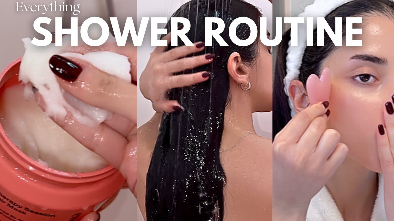 my chill ✨everything✨ shower routine | body & skincare 🦢🩰🫧🛁 ASMR