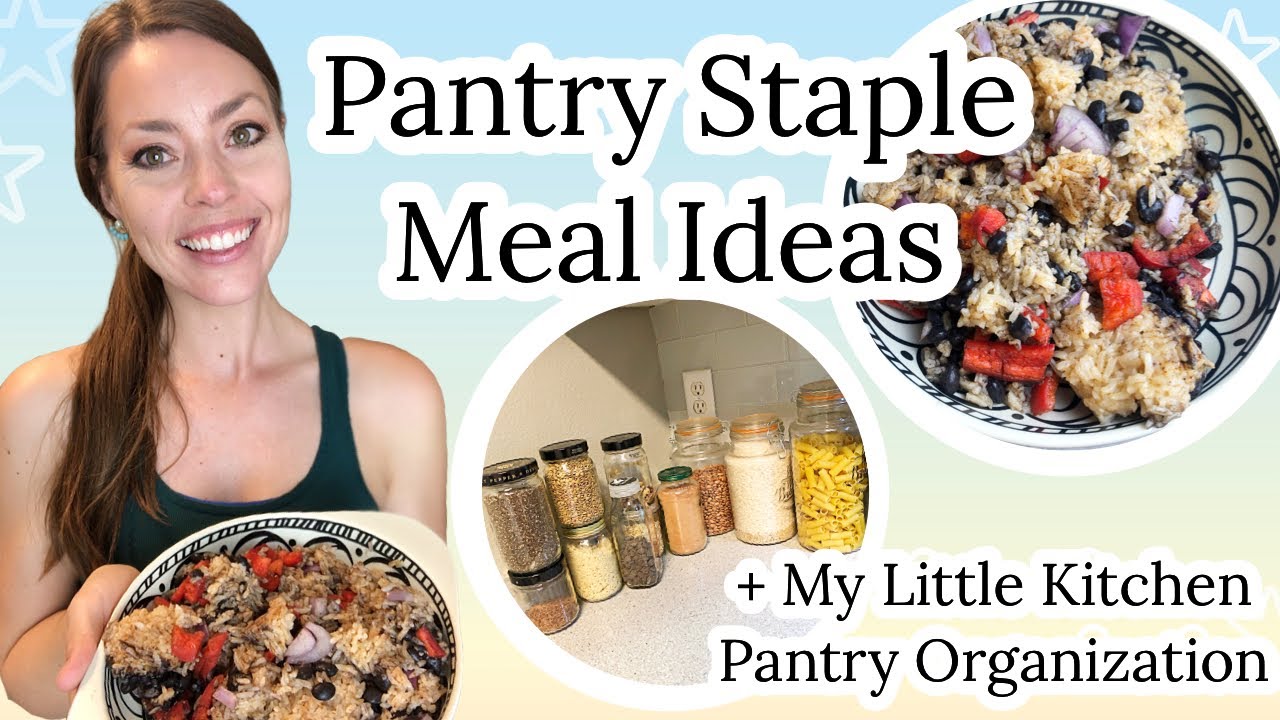 EASY HEALTHY PANTRY FRIENDLY MEALS | No Spend Meal Ideas Using Pantry Staples