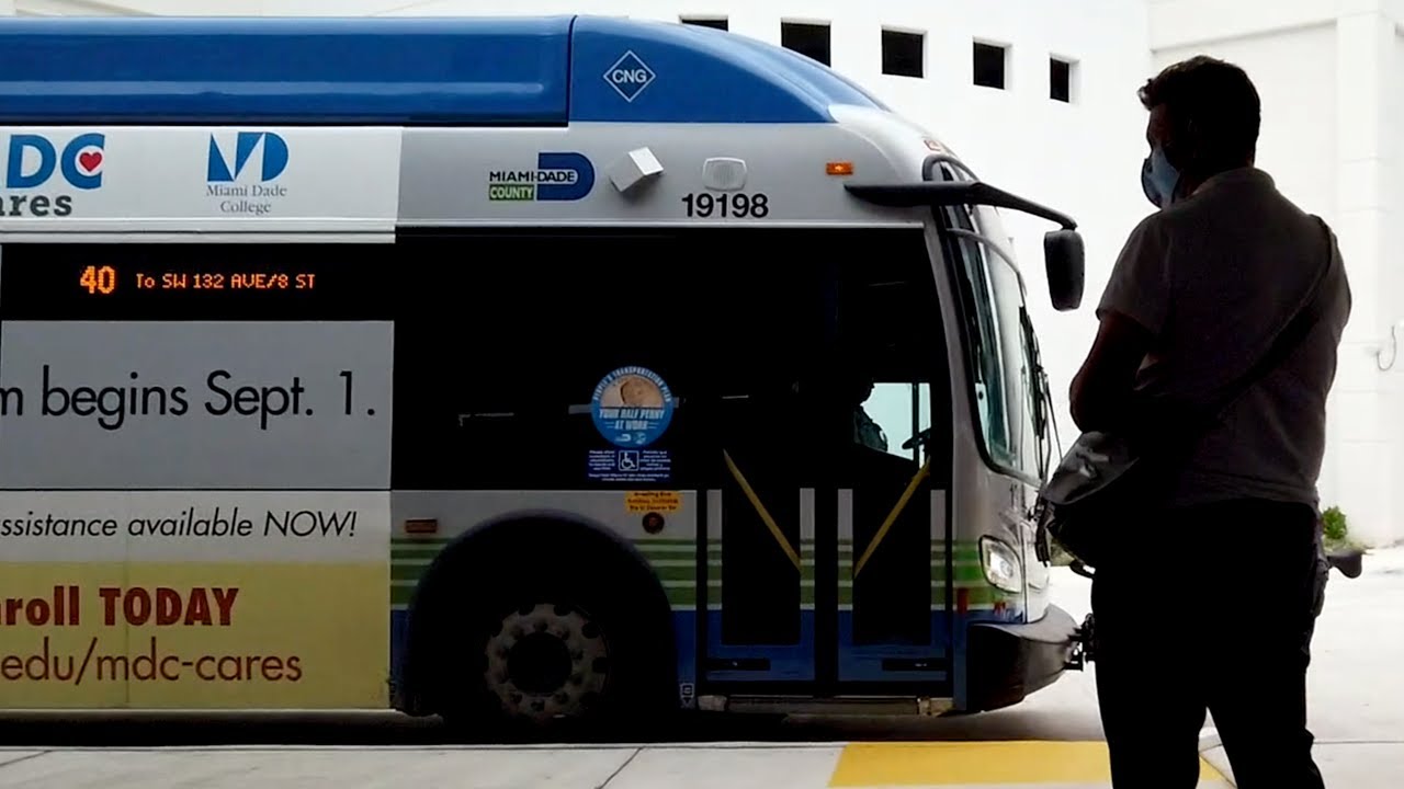 Riding Miami-Dade Transit Metrobus 40, Coral Gables via Bird Road
