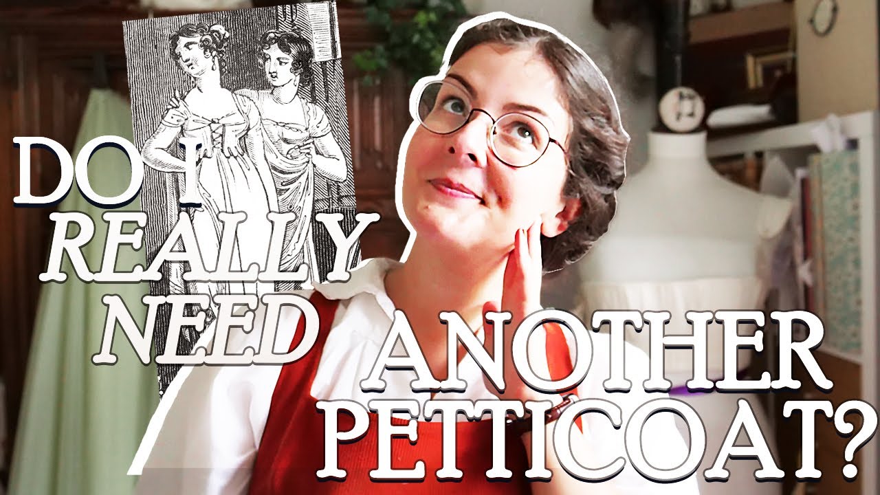 Making a Quick and Easy Regency Petticoat (Yes, You *Can* Sew This!)