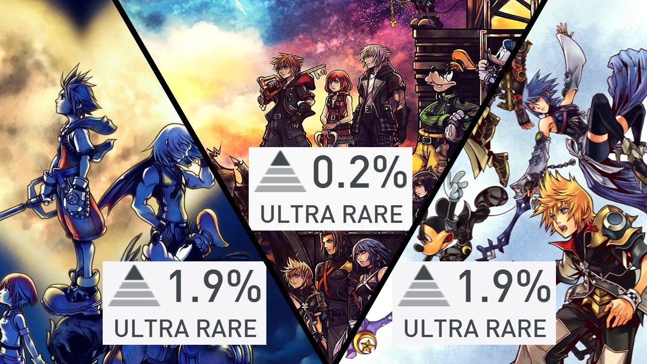 The Rarest Trophy In EVERY Kingdom Hearts Game
