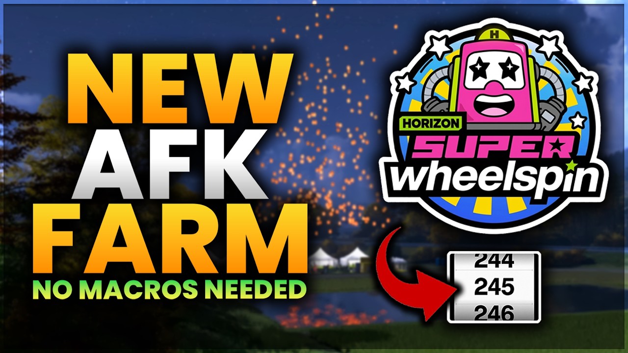 Forza Horizon 6 | FASTEST Unlimited Super Wheelspins Farm - NEW AFK METHOD - NO MACROS!