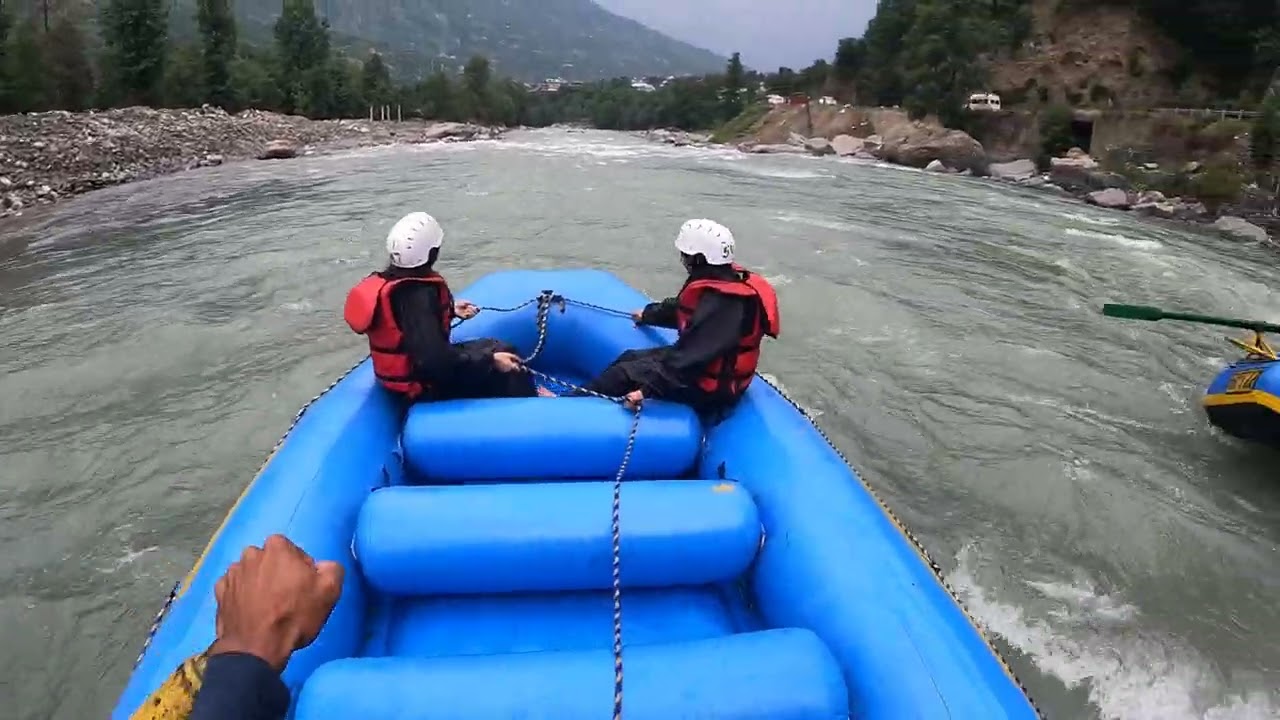 First time rafting experience 😎👑