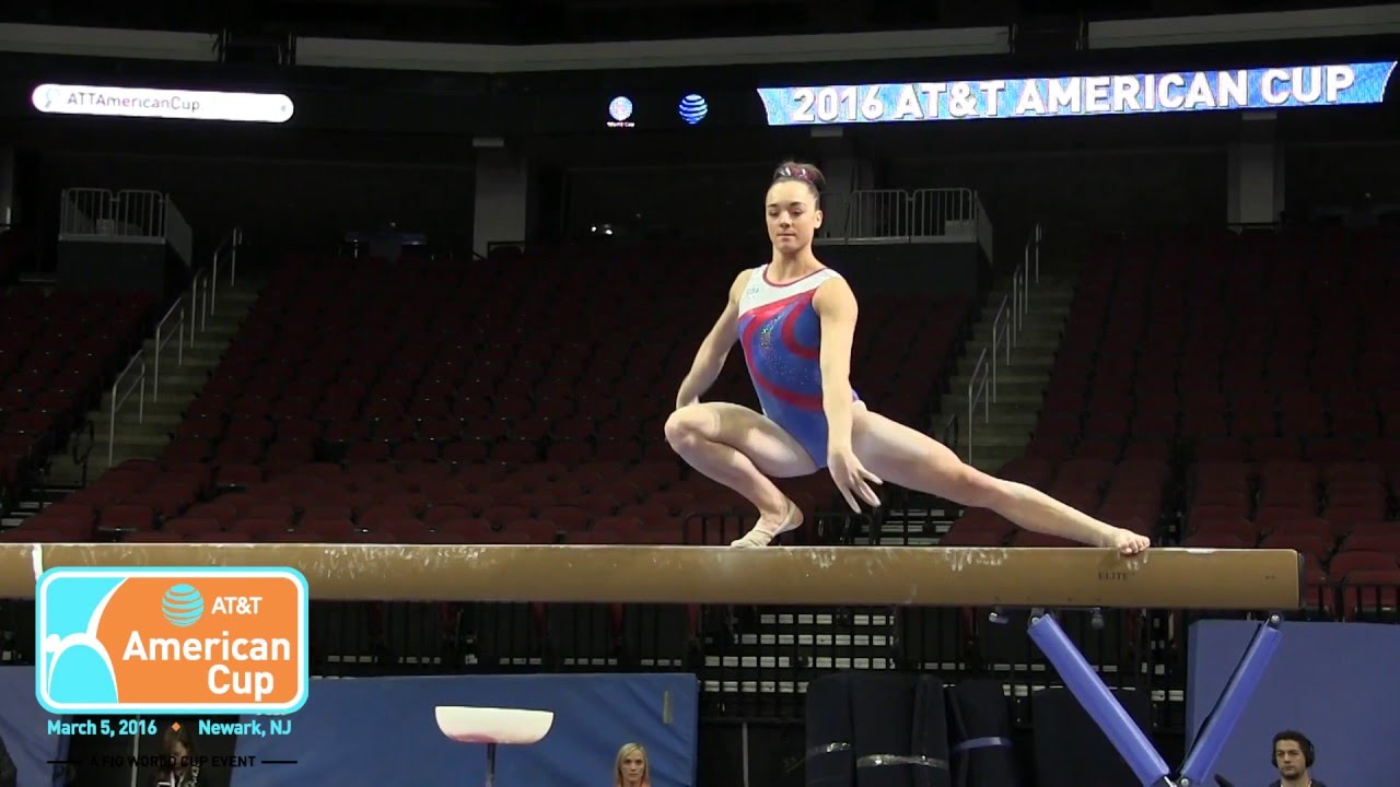 Maggie Nichols - Balance Beam - 2016 AT&T American Cup - Podium Training