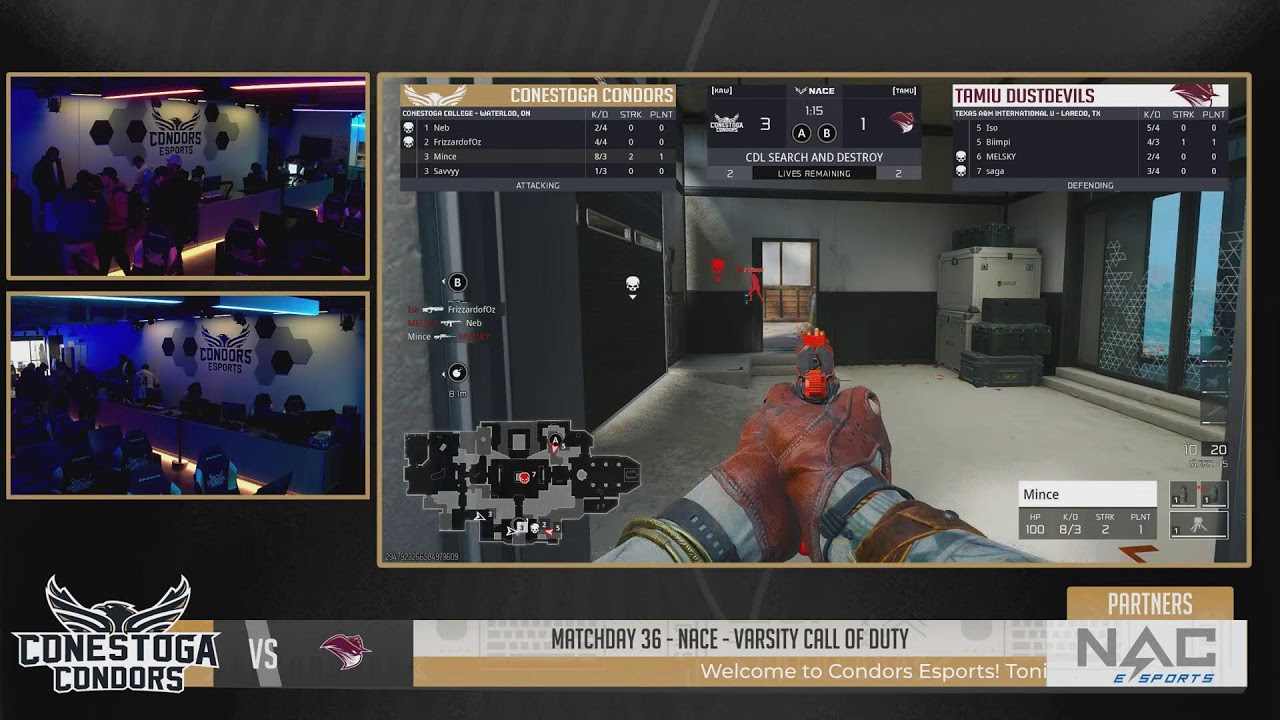 Matchday 36 - NACE - Call of Duty Varsity vs. TAMIU