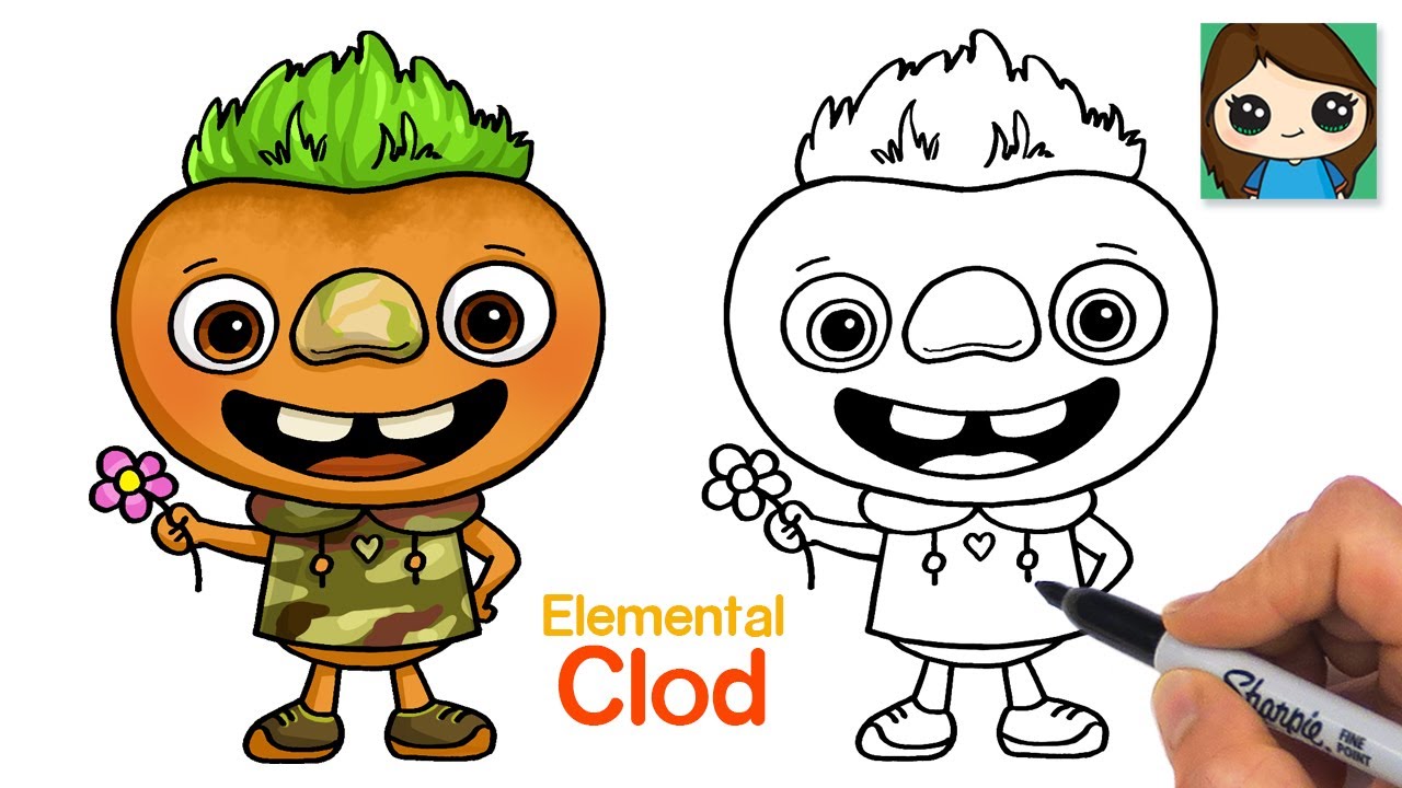 How to Draw Clod Easy | Elemental